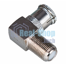 Переход гнездо F-гнездо TV угловой Rexant