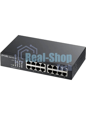 Коммутатор Zyxel GS1100-16-EU0103F 16G неуправляемый