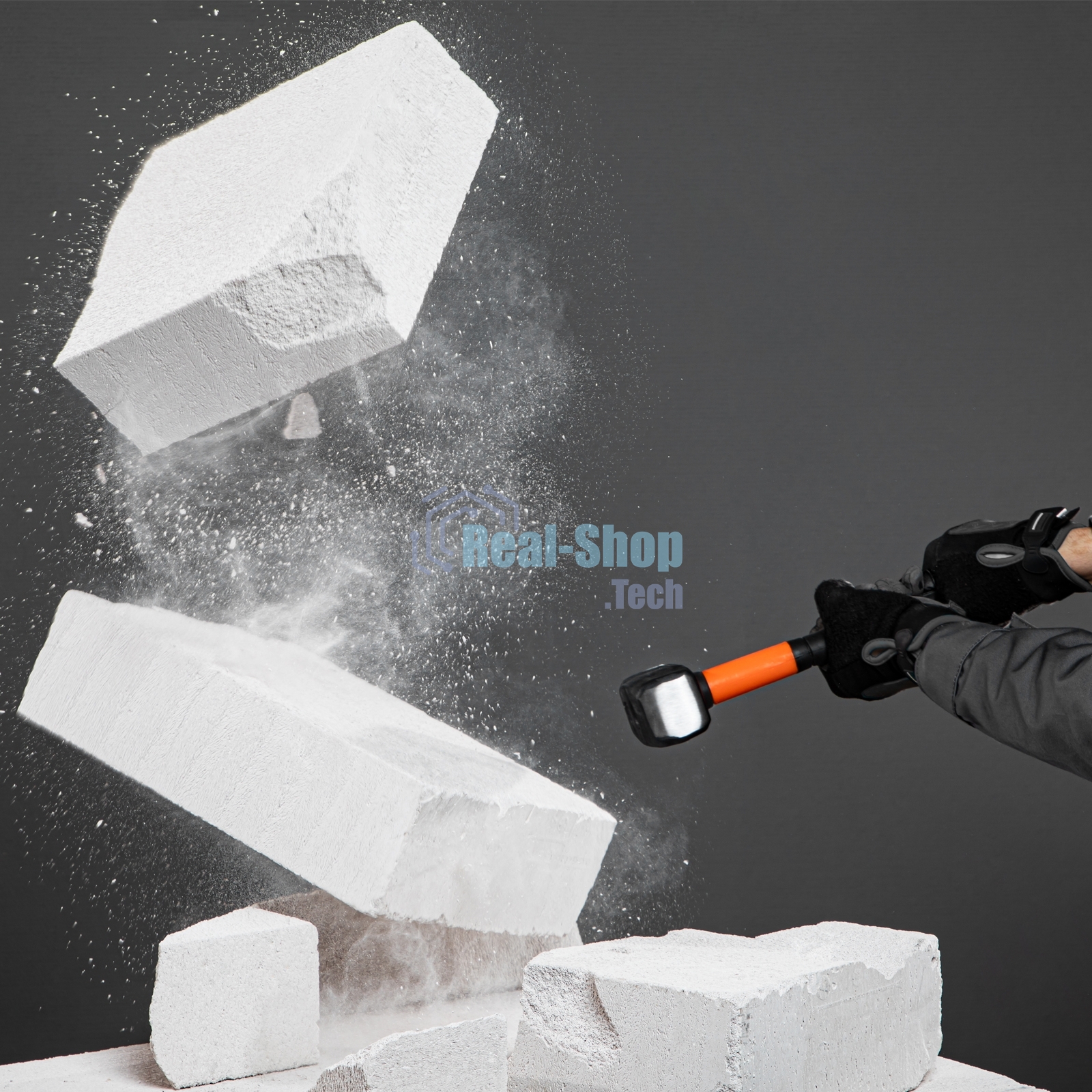 Кувалда Sparta 2000 г, фибергласовая обрезиненная рукоятка