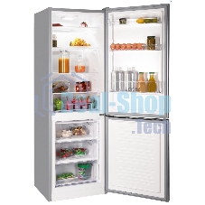 Холодильник Nordfrost NRB 132 S серый двухкамерный 205/100л морозилка снизу