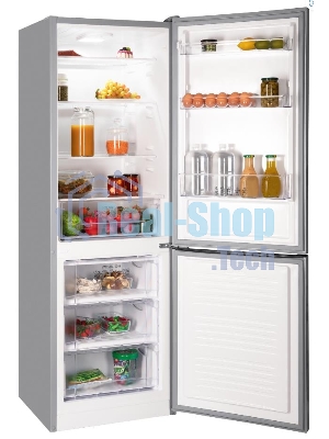 Холодильник Nordfrost NRB 132 S серый двухкамерный 205/100л морозилка снизу