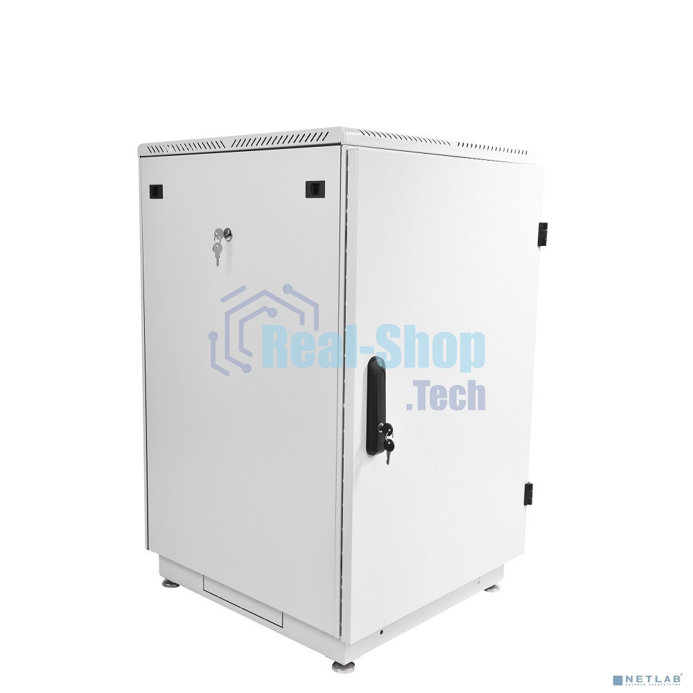 Шкаф телекоммуникационный напольный 18U (600x600) дверь металл (2 места), ШТК-М-18.6.6-3ААА