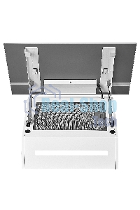 Вытяжка каминная Maunfeld Amber 60 Glass белый, 60 см, 1050 куб. м/ч, 55 дБ