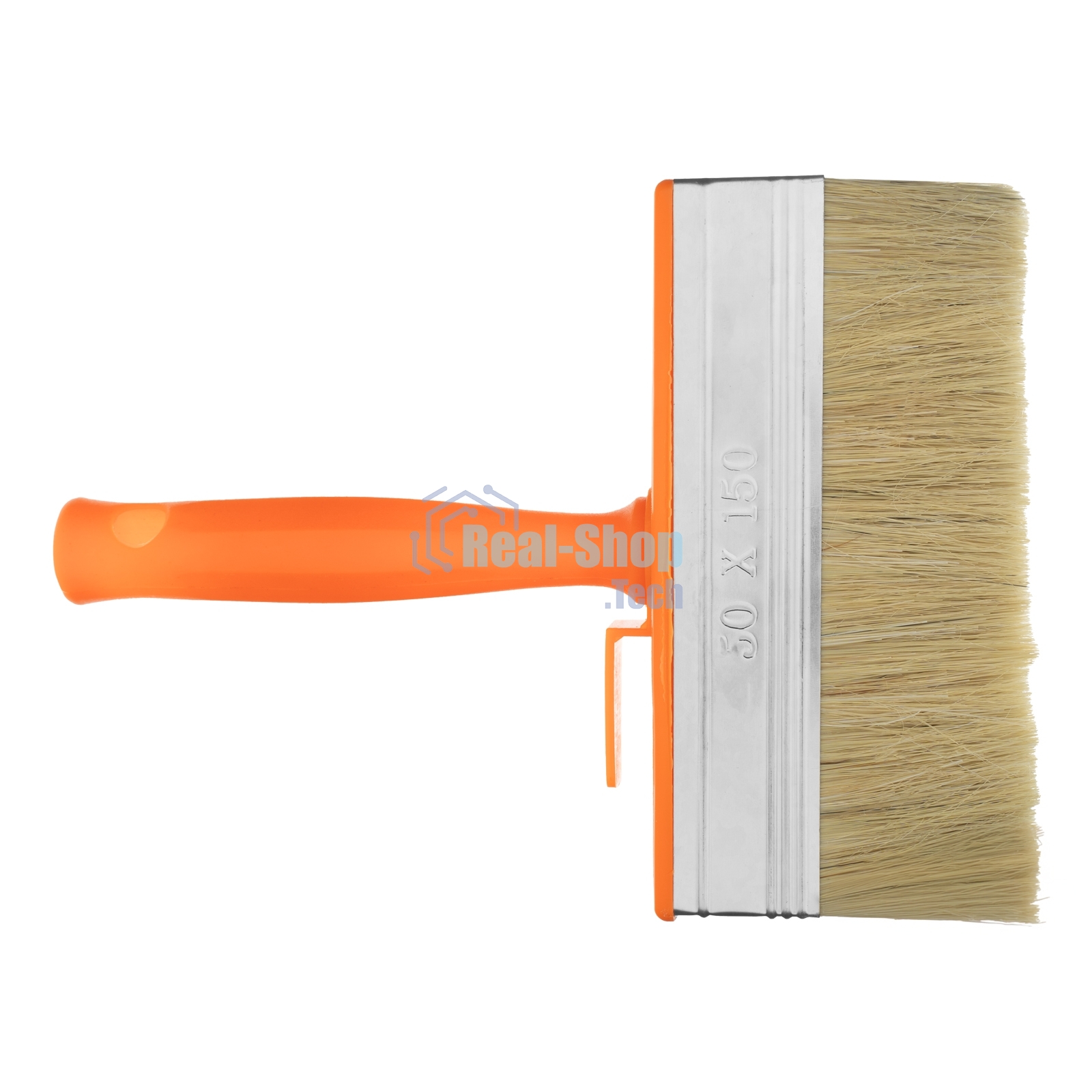 Кисть-ракля Sparta 50х150 мм, натуральная щетина, пластмассовый корпус, пластмассовая ручка