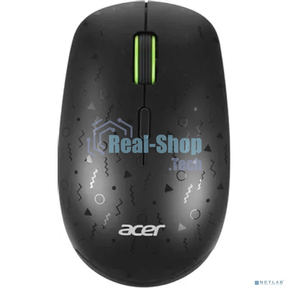 Мышь беспроводная Acer OMR307 черный, 1600 dpi, радиоканал, USB, кнопки - 4