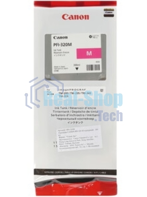 Картридж струйный Canon PFI-320 M 2892C001 пурпурный (300мл) для Canon Canon imagePROGRAF TM-200/205