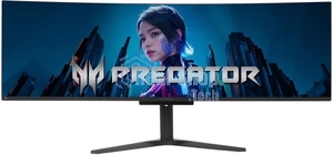 Монитор Acer Predator 49'' X49Xbmipphuzx 1800R, 32:9, QD-OLED, DQHD, 0,03ms, 250cd, 240Hz, HDMI, 2xDP, USB, USB-C, SPK, HAS