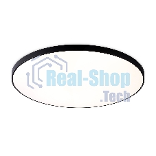 Потолочный светодиодный светильник Ambrella light FZ1227 BK черный IP44 43W 4200K D455*60 (Без ПДУ)