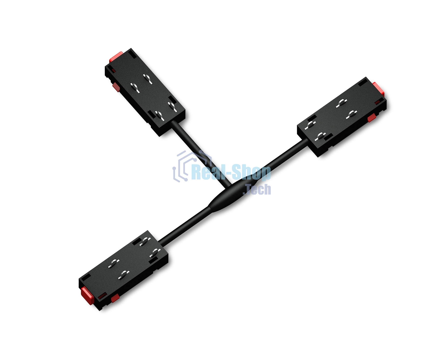 GL1114 BK черный коннектор питания T-образный для шинопровода Magnetic 220V 250*150*18