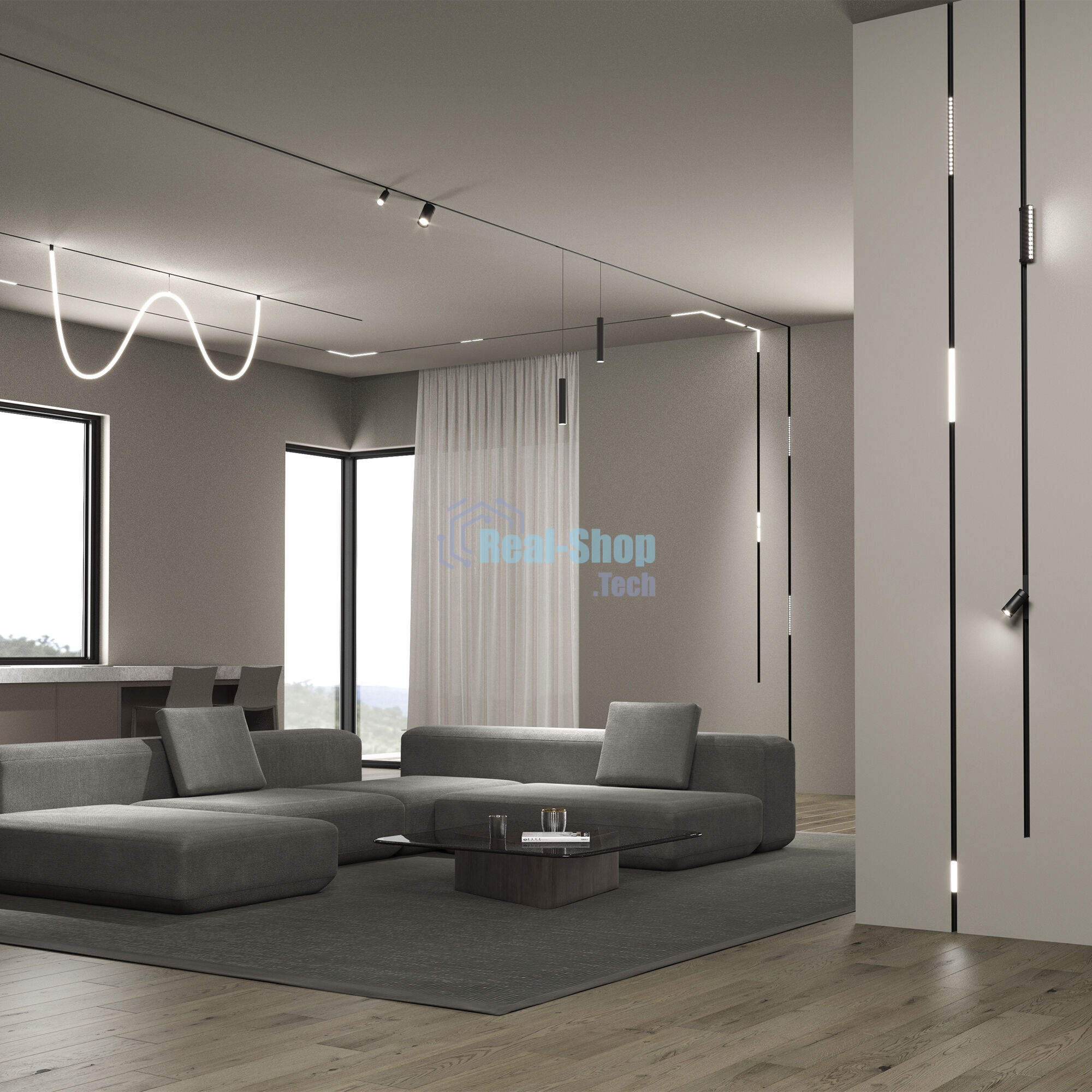 Трековый светильник Slim Magnetic Full light N03 65W 4200K 85027/01