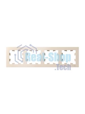 Рамка 4-м AtlasDesign универс. беж. SchE ATN000204