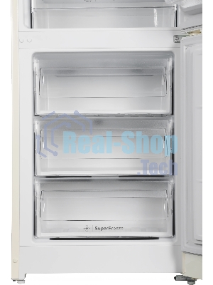 Холодильник Indesit ITR 4180 E бежевый двухкамерный 220/78л морозилка снизу