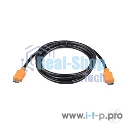 Кабель Cablexpert HDMI CC-HDMI4L-6, 19M/19M, v2.0, серия Light, позол.разъемы, экран, 1.8м, черный, пакет
