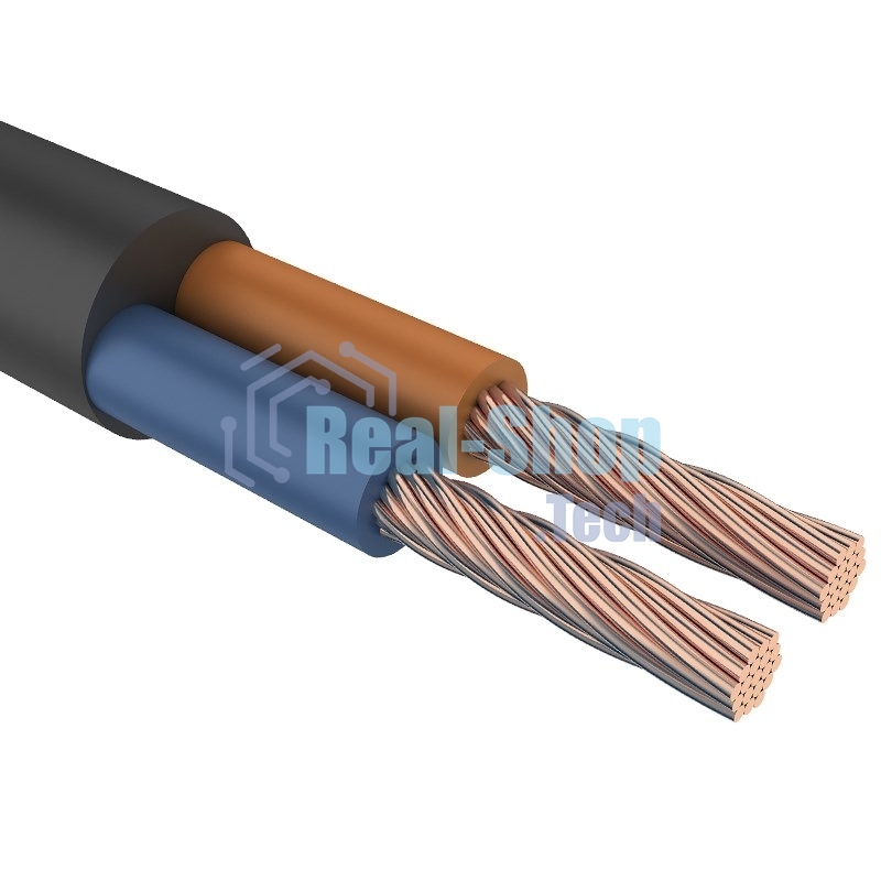 Провод соединительный ПВС 2х0,75 мм² 200 м белый ГОСТ 7399-97