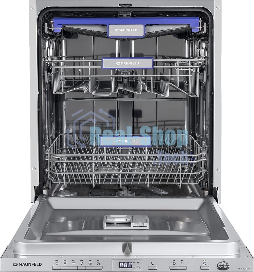Встраиваемая посудомоечная машина Maunfeld MLP-12PRO, серебристый, 59.8 см, 14 компл., 47 дБ, класс A+++
