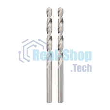 Сверло по металлу Kranz 3,2х65х35 мм HSS (2 шт. в упаковке) DIN 338