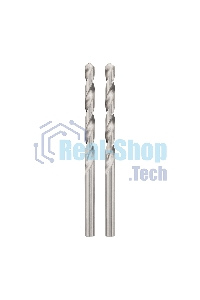 Сверло по металлу Kranz 3,2х65х35 мм HSS (2 шт. в упаковке) DIN 338