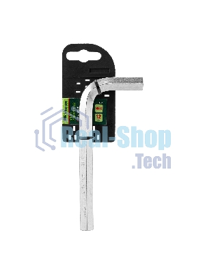 Ключ имбусовый Сибртех HEX, 12мм, 45x, закаленный, никель
