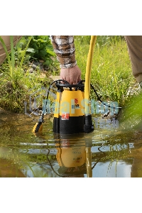 Дренажный насос для чистой и грязной воды Denzel DP-900S, 900 Вт, напор 9 м, 18000 л/ч