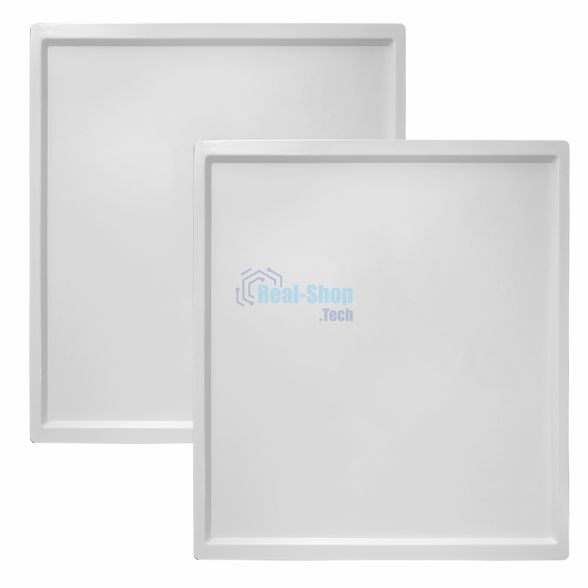 Поддон для пастилы Pullman PL-010203-2 белый 2шт универс. прямоугольный р-р 327х288х6,6мм