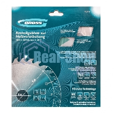 Пильный диск по дереву Gross ф185 х 20 мм, 24 зуба + кольцо 20/16мм