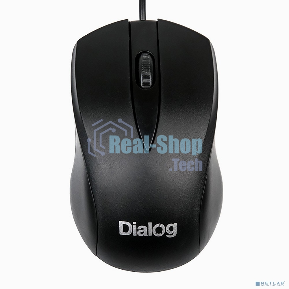 Мышь проводная Dialog Comfort MOС-15U черный, 1200 dpi, USB, кнопки - 3