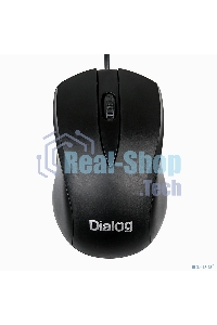 Мышь проводная Dialog Comfort MOС-15U черный, 1200 dpi, USB, кнопки - 3