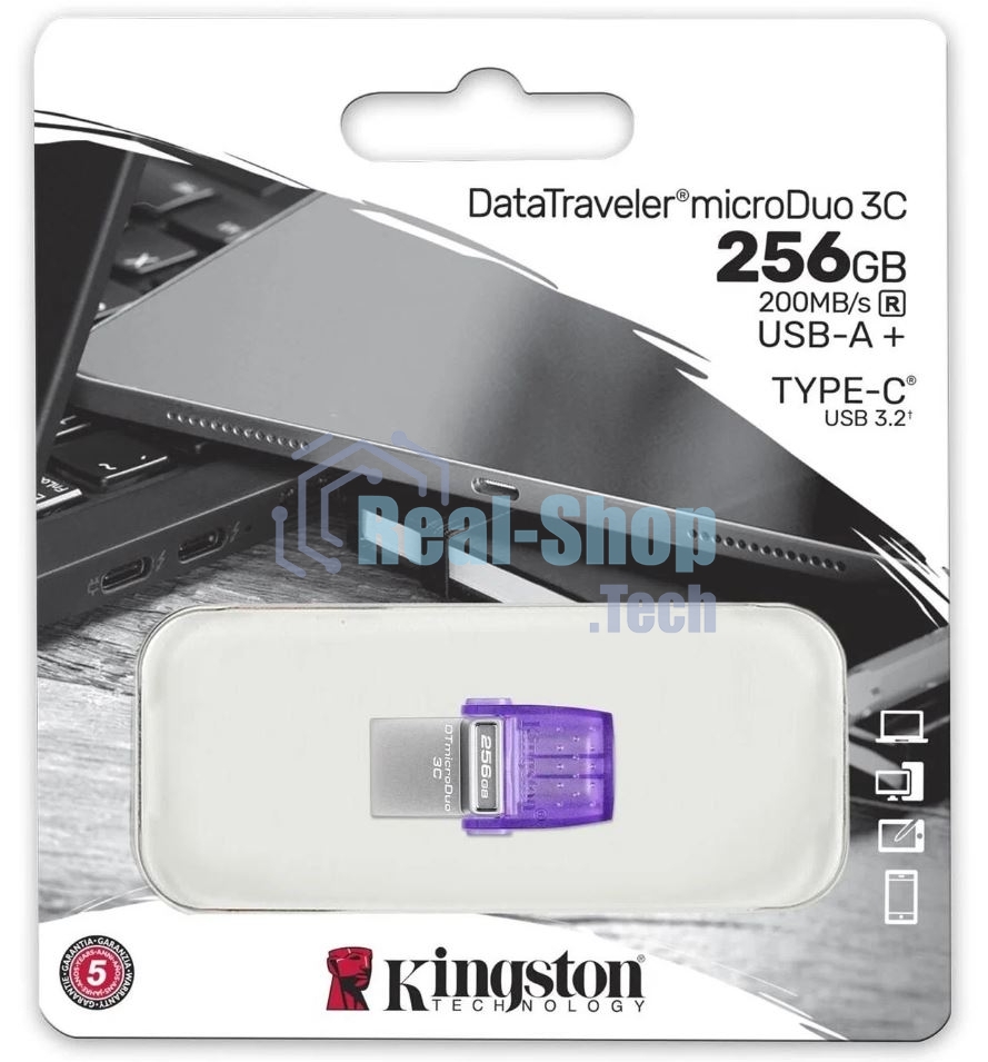 Флешка USB Kingston USB 3.2 256Gb DTDUO3CG3/256Gb