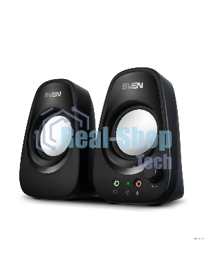 Колонки SVEN 190, 2.0, черный, USB, мощность 2x3 Вт(RMS)