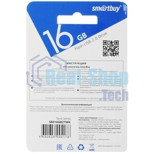 Флешка USB Smartbuy Twist Black (SB016Gb2TWK), 16Gb, USB 2.0, R/W 15/5, черный