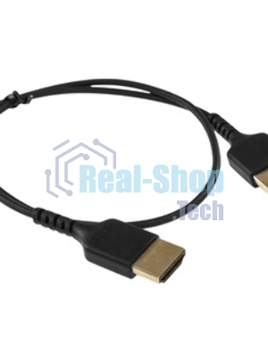 Кабель HDMI C-HM-HM-0.5M Wize,0.5 м, v.2.0, 19M/19M, позол.разъемы, экран, черный, пакет