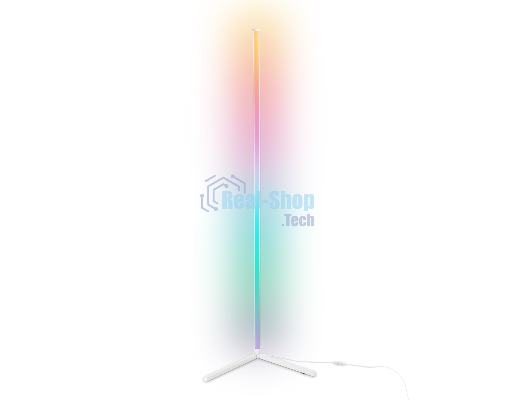 Светильник Ambrella light FL8025 WH белый LED 20W RGB D32*1650 (ПДУ РАДИО 2.4G)