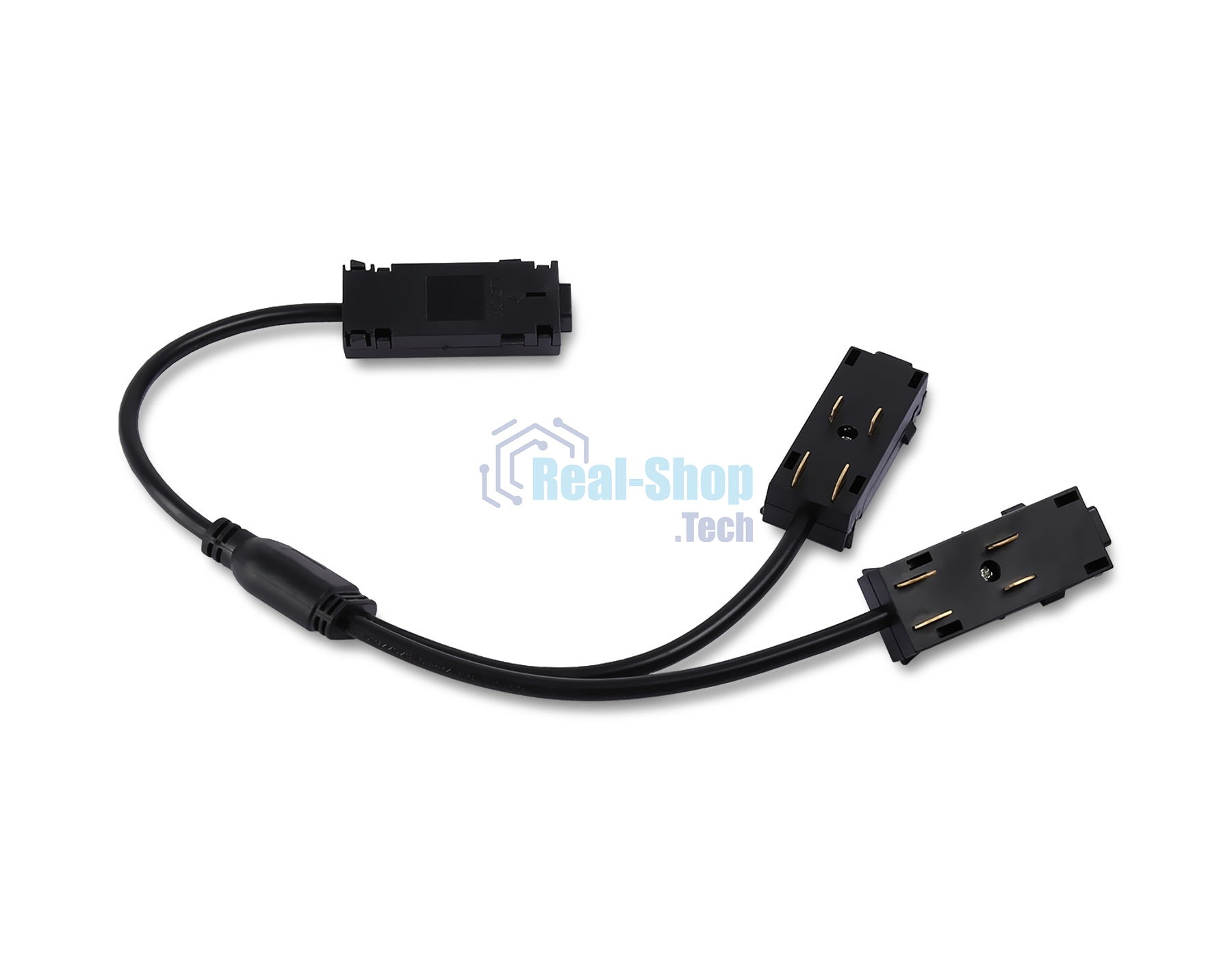 GL1114 BK черный коннектор питания T-образный для шинопровода Magnetic 220V 250*150*18
