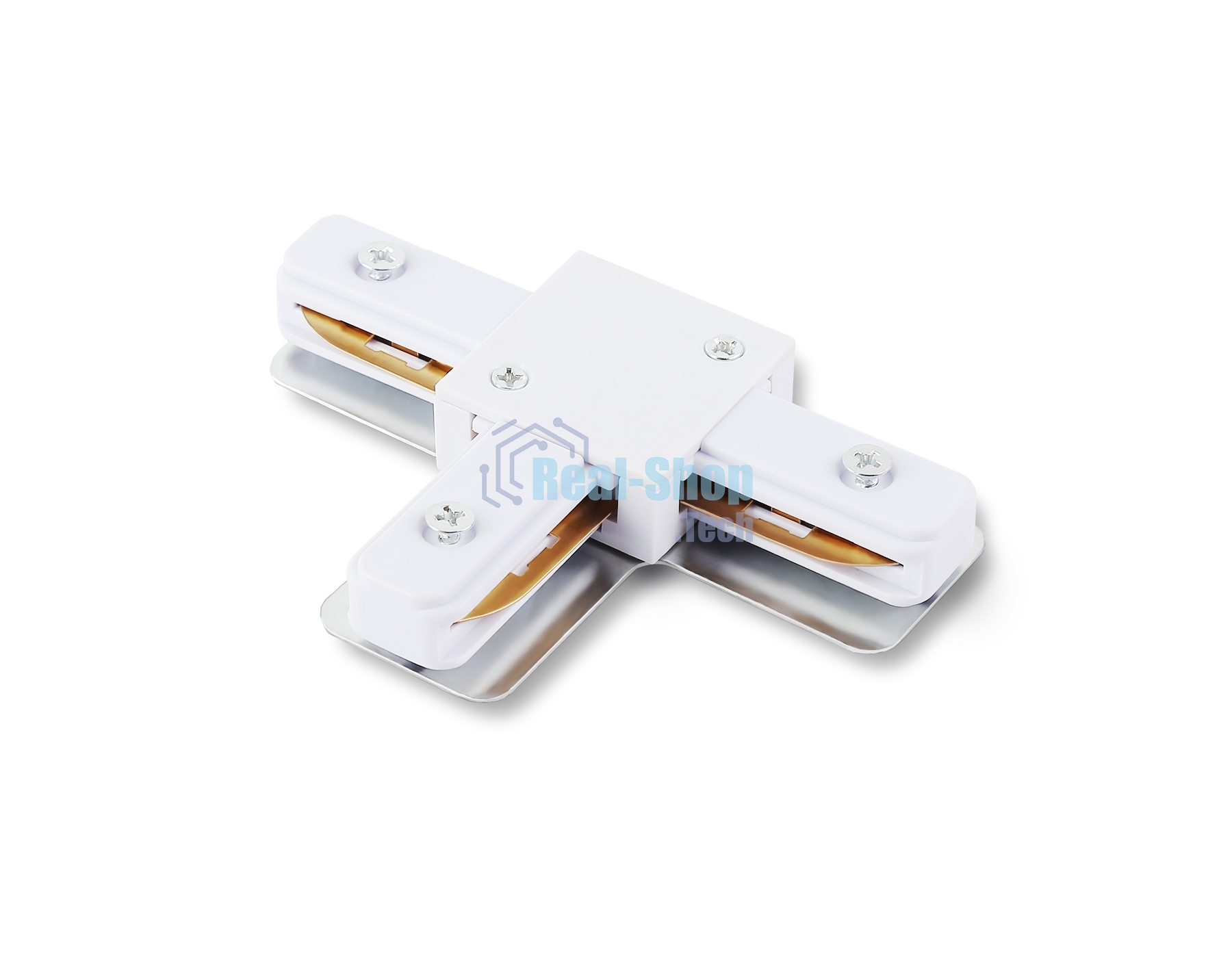 GL7167 WH белый коннектор Т-образный для однофазного шинопровода Standard 220V NEW 105*70*20
