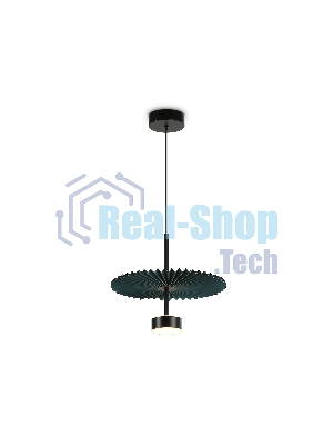 Светильник Ambrella light LH72605 BK/DB черный/синий 6W 3000K D300*260-1770
