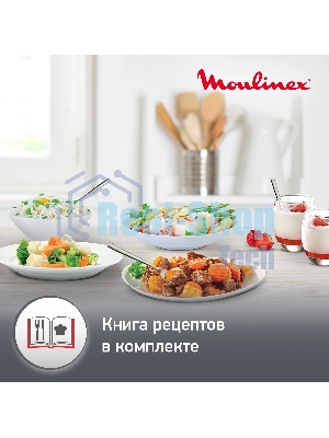 Мультиварка-скороварка Moulinex CE430832 черный, 5 л, 1000 Вт, кнопки, 33 программы