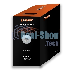 Кабель Exegate EX138965RUS UTP 4 пары кат.5e Exegate CCA Light, 305м pullbox, серый