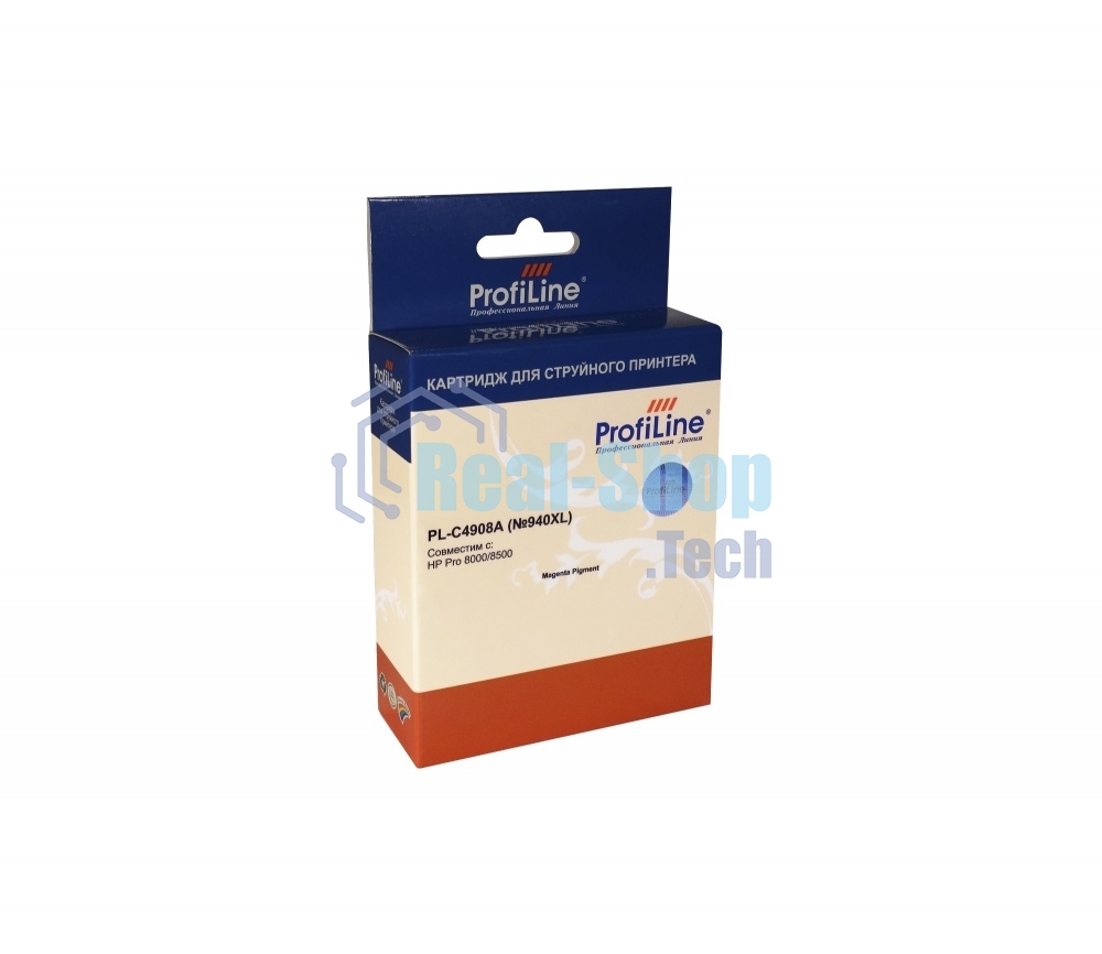 Картридж струйный ProfiLine PL-C4908A №940XL для принтеров HP Officejet Pro 8000/8500 Magenta пигмент