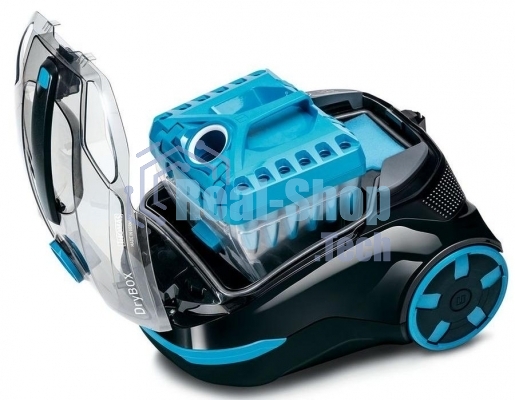 Пылесос Thomas DryBOX черный/синий, 300/1700Вт, уборка сухая, пылесборник контейнер 2.1 л