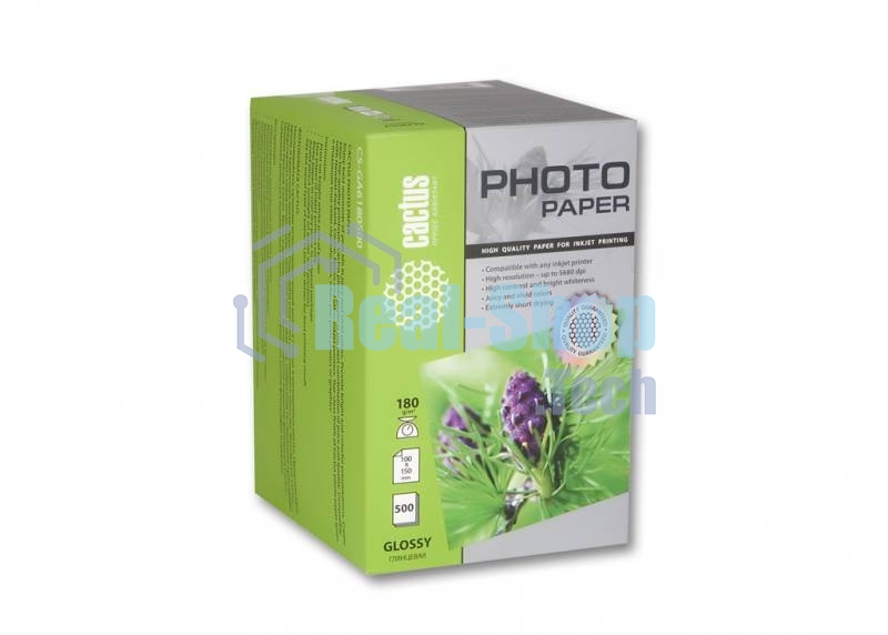 Фотобумага Cactus CS-GA6180500 глянцевая A6 180 г/м2 500 листов