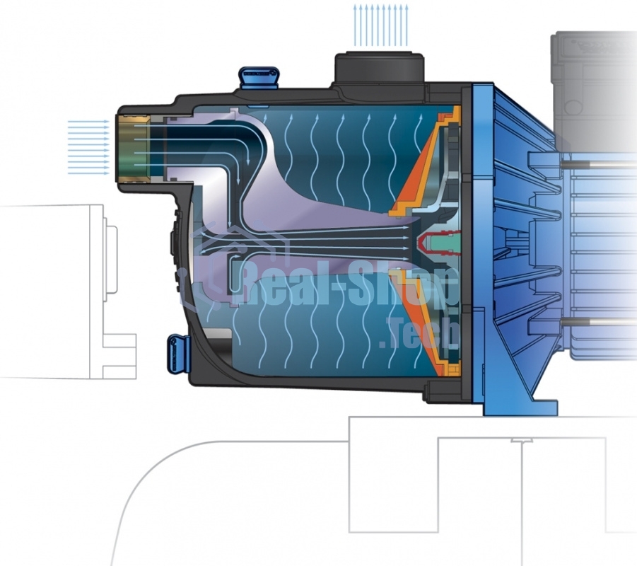 Насосная станция ДЖАМБО 60/35П-24600Вт глубина до 9м высота до 30м 3600л/ч 24л для чистой воды