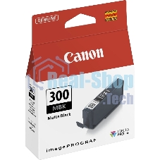 Картридж струйный Canon PFI-300 MBK EUR/OCN черный (1750 стр.) для Canon imagePROGRAF PRO-300