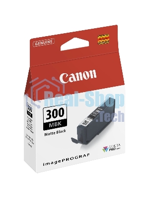Картридж струйный Canon PFI-300 MBK EUR/OCN черный (1750 стр.) для Canon imagePROGRAF PRO-300