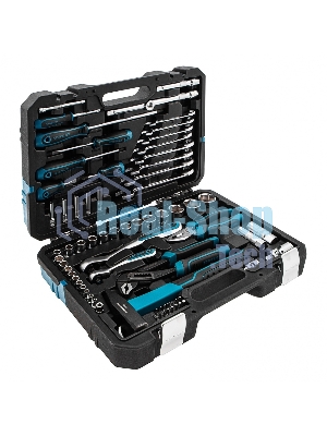 Набор инструментов Gross 76 предметов, 120 зубьев, CrV1/4, 1/2