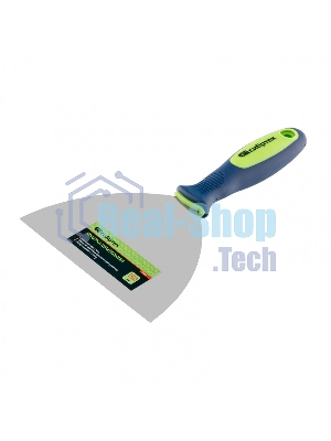 Шпательная лопатка из нержавеющей стали Сибртех 150 мм, двухкомпонентная рукоятка