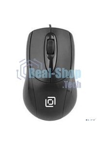 Мышь проводная Oklick 305M черный, 1000 dpi, USB, кнопки - 3