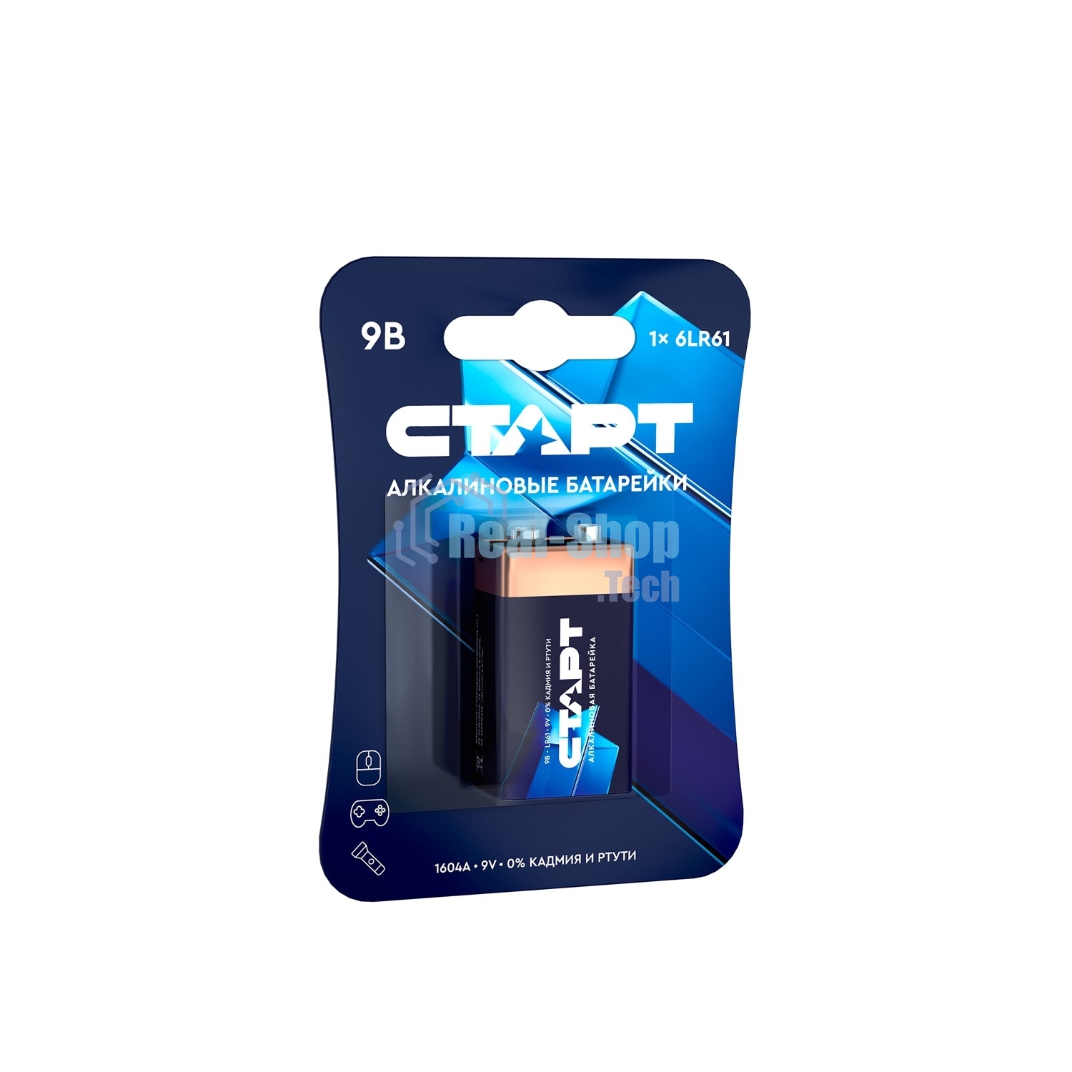 Батарейка СТАРТ 6LR61-BL1 10/200 (1 шт)
