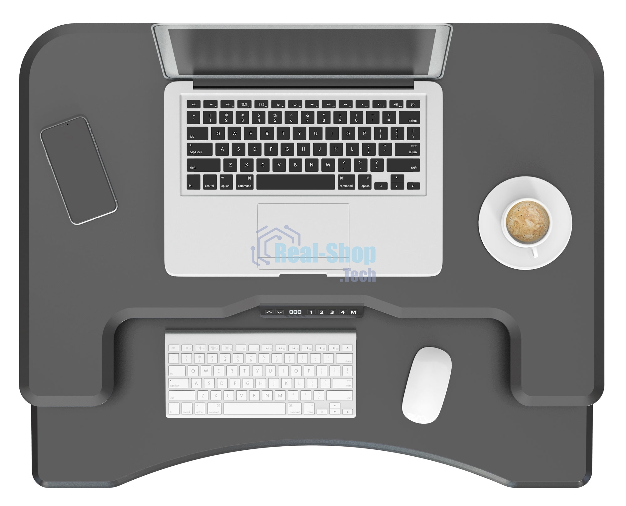 Стол для ноутбука Cactus VM-FDE103 столешница МДФ черный 91.5x56x123см (CS-FDE103BBK)