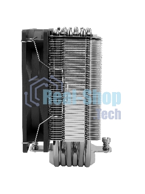 Кулер для процессора Thermalright Burst Assassin 120 SE черный/серебристый (4-pin PWM, 148мм, Al/Cu, 6x6мм, 1x120мм, 66.17CFM, 25.6dBA, 1550RPM, S: 1851/1700/1200/115X, AM5/AM4)