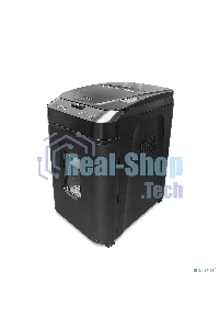 Шредер ГЕЛЕОС АП40-4, DIN P-4 (4 ур-нь секр.), фрагмент 3,9х12мм, АВТОПОДАЧА 170 лист (70г/м2), пл.карты/скрепки/скобы, 37 литров